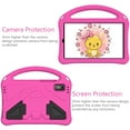 thumbnail image 2 of Case Compatible With Lenovo Tab M9 2023,Kids Friendly,With Handle and Contractible Kickstand,Lightweight Shockproof Anti-fall Rugged EVA Drop-proof Cute Cover Case,Rose, 2 of 7
