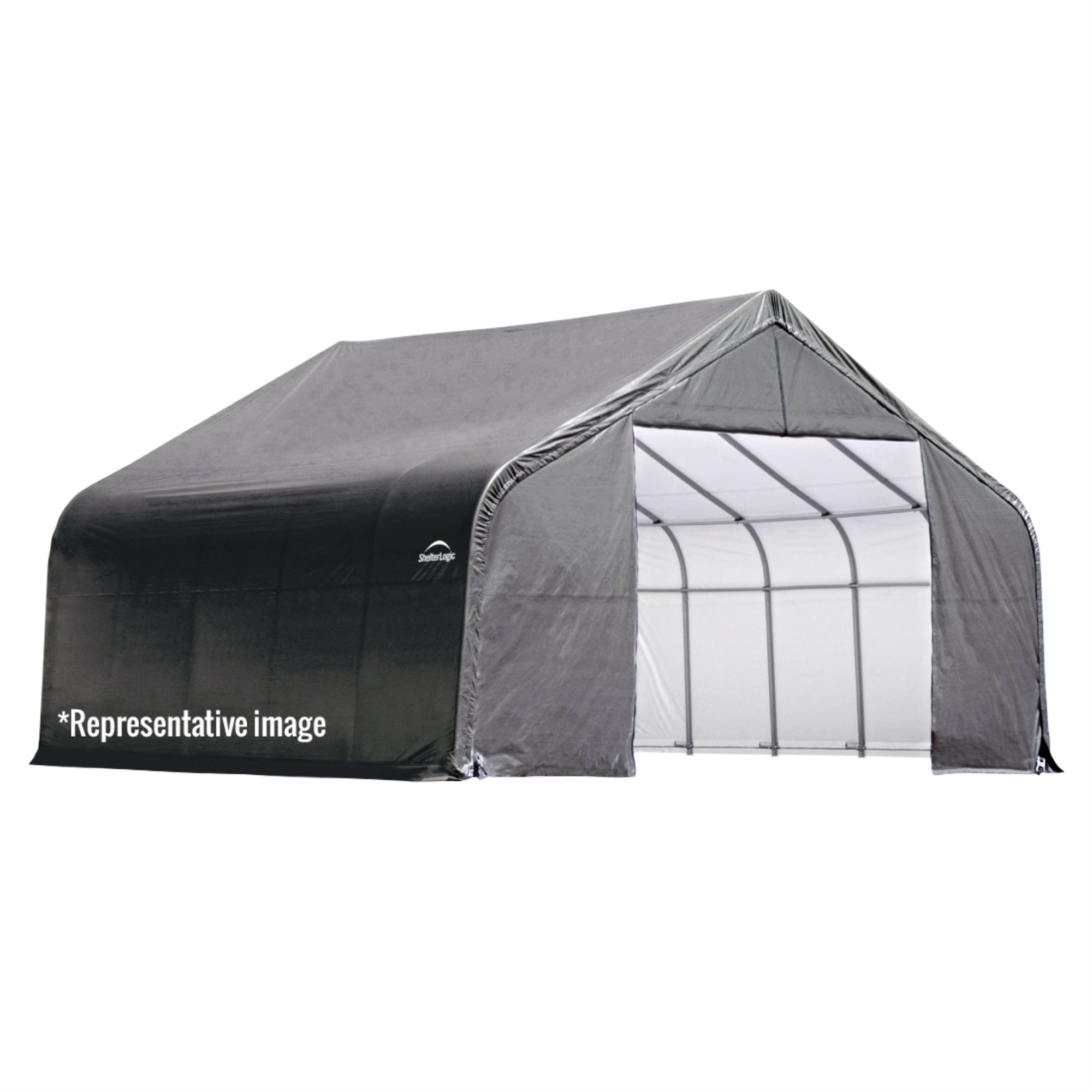 Peak Style Shelter, Gray 