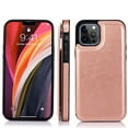 thumbnail image 2 of Dteck Case for Apple iPhone 12 Pro 6.1-inch,Shockproof PU Leather Wallet iPhone 12 Case Card Holder Kickstand Flip Magnetic Hybrid Rubber Back Phone Cover,Rosegold, 2 of 7