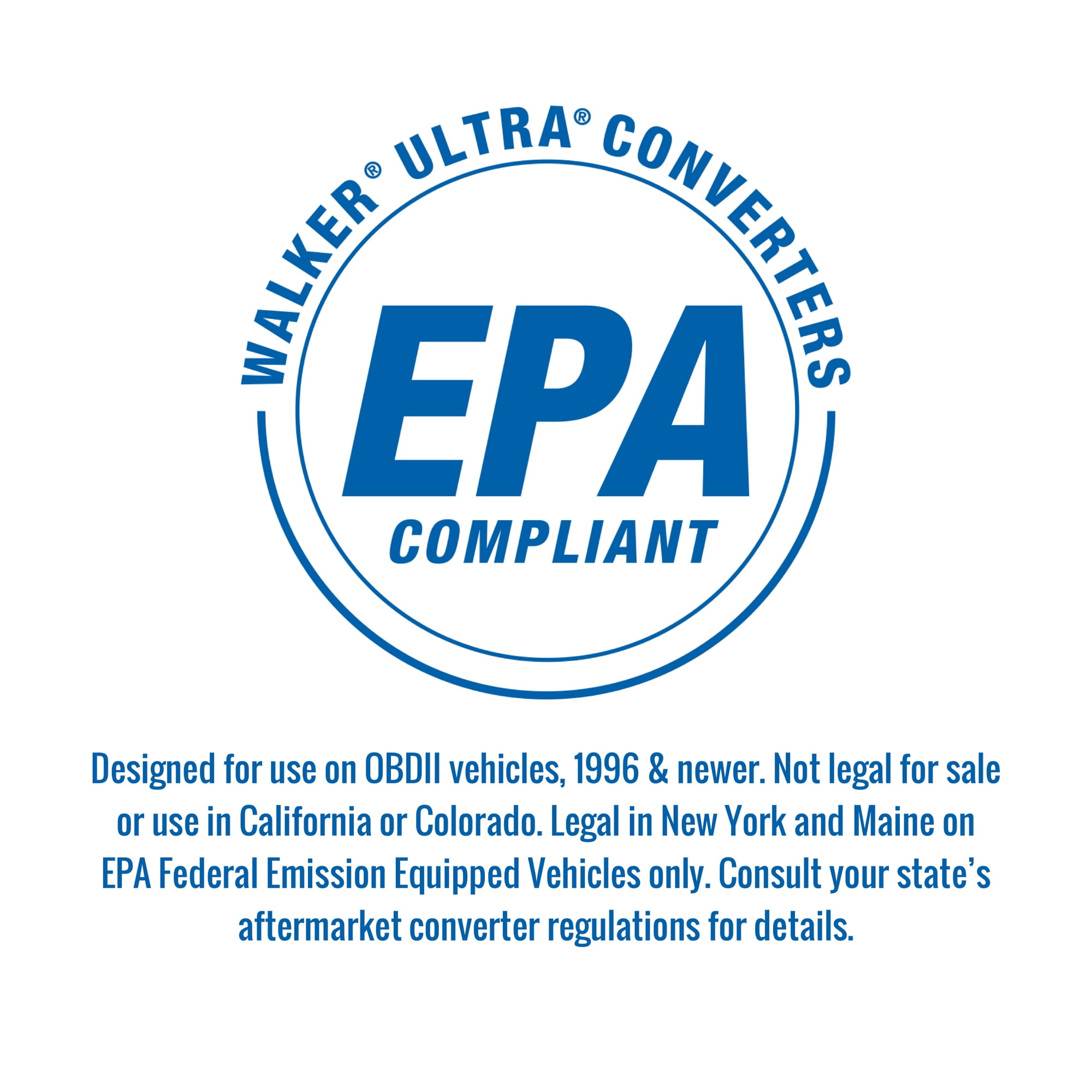 Walker Exhaust Ultra EPA 16574 Direct Fit Catalytic Converter