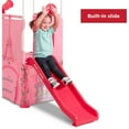 thumbnail image 5 of Radio Flyer Play & Fold Away Princess Castle Slide Toddler Playhouse, Pink, 5 of 12