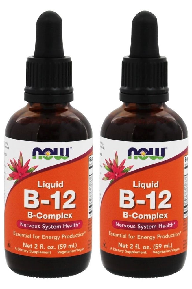 Now Foods 2 Fl Oz Vitamin B12 Liquid Pack Of 2