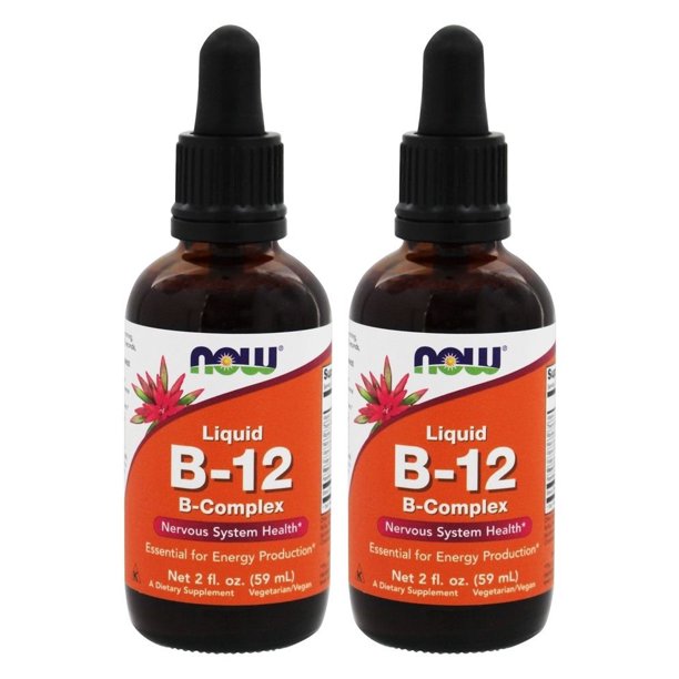 Now Foods 2 fl oz Vitamin B12 (Liquid) (Pack of 2)