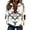 Beige, variant on HOWPAY Western Aztec Print Sweatshirt for Women Quarter Zip Long Sleeve Collar Pullover Drop Shoulder Vintage Warm Casual Y2k Clothes Beige S