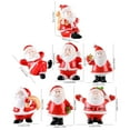 thumbnail image 6 of Fnochy Santa Claus Mini Christmas Decorations, Red Resin Figurines for DIY Dollhouse Fairy Garden Decoration, 6 of 9