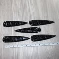 thumbnail image 2 of 5 Obsidian Ornamental Spearheads  #9364     Arrowhead, 2 of 5