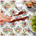 thumbnail image 6 of Pioneer Flower Floral Print Pattern Round Tablecloth 60 X 60 Inch, Wrinkle Resistant Wipeable Table Cloth for Kitchen Dining Picnic Patio Party, 6 of 6