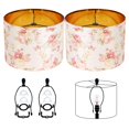 thumbnail image 1 of Lamp Shade JNIBOAO, batería negra, 2 unidades, color dorado mediano, 30 x 23 cm, 1 of 7
