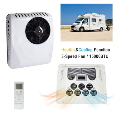 Climatiseur Portable 12V Pour Tente, Voiture, Camping-car - 1300W, Télécommande, économe
