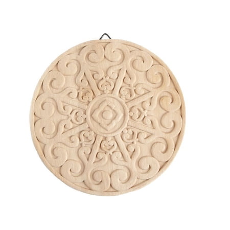 CousinDIY Paintable Wood Medallian 8"x8"-Scrollwork