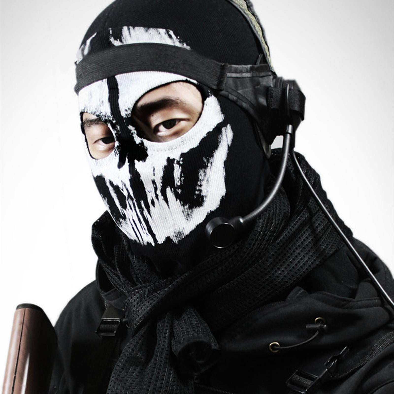 Black Balaclava Ghost Mask Call of Duty Ghost Mask Windproof Warm