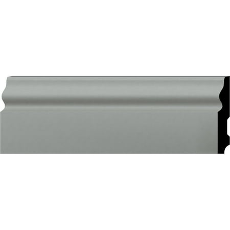 

Ekena Millwork 3 7/8 H x 5/8 P x 94 1/2 L Holmdel Baseboard Moulding