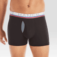 thumbnail image 2 of Hanes Premium Men's Xtemp Total Support Pouch 3+1 Trunk - Blue/Gray, Medium, 2 of 4