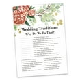thumbnail image 2 of Inkdotpot Bridal Wedding ShowerGameBachelorette Party ActivityGameCards 50-PackFloralWhy Do We Do That, 2 of 7