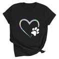 thumbnail image 2 of Goodtrade8 Plus Size Womens Shirts Valentines Day Love Valentines Womens Clothes Graphic Short Sleeve Pullover for Girlfriend Shirts for Women, 2 of 3