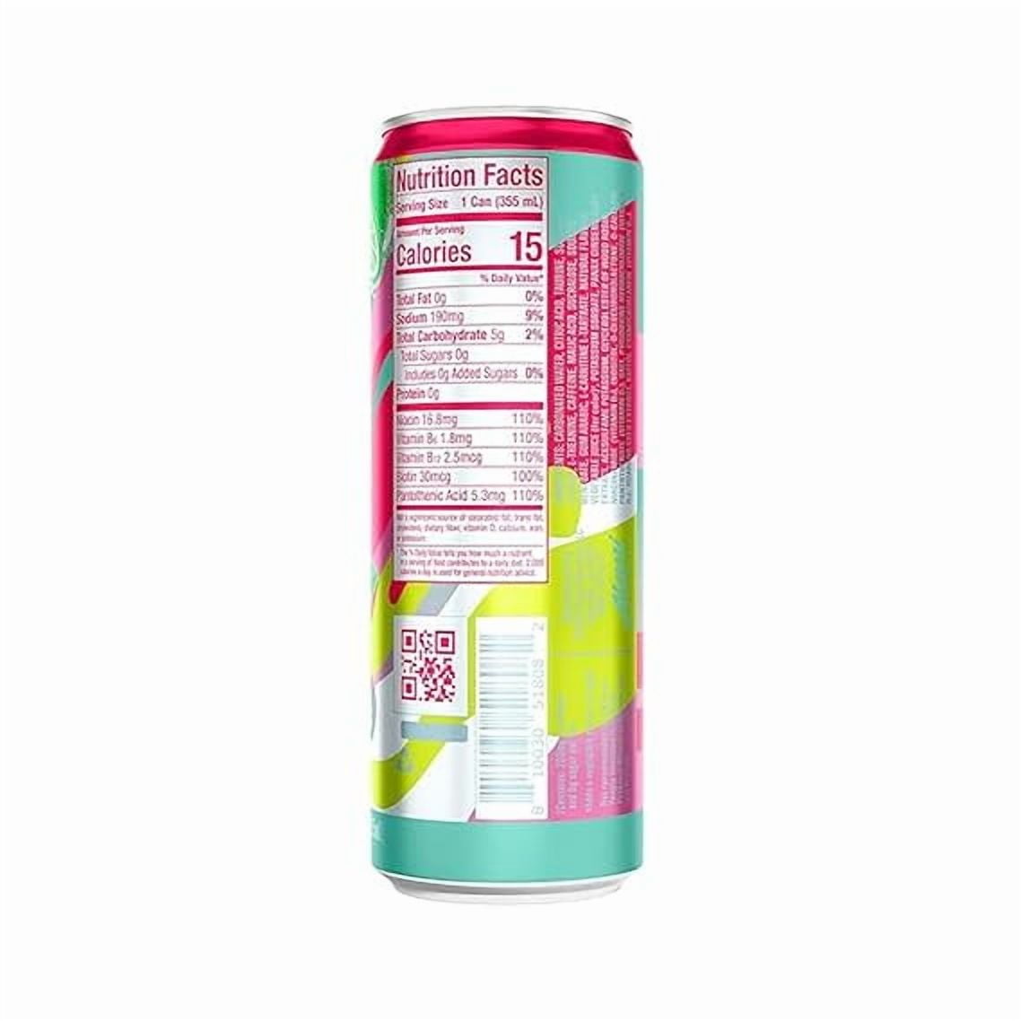 New Alani Energy Drinks Variety Cherry Twist, Orange Kiss Zero Suger, Low - Calorie, Energy Boost Drinks 12 oz (6 Pack)