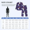 thumbnail image 4 of Sikiie Cute And Creepy Mens Pajama Set, Soft Warm Long Sleeve Sleepwear, Cozy Button-Down Pjs for Men-Small, 4 of 7