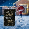 thumbnail image 3 of Happy New Year Garden Flag 12.5x18 Double Sided Vertical, Burlap Small Celebration Confetti Welcome New Year Yard Flag Sign Holiday Winter House Outdoor Outside Decorations (ONLY FLAG), 3 of 6