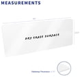 thumbnail image 4 of VIVO Dry Erase 60 x 24 inch Universal Table Top for Sit to Stand Desk Frames, 4 of 9