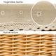 thumbnail image 2 of Handmade Wicker Picnic Basket, Shopping Storage Basket with Lid and Wooden Handle, 2 of 4