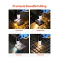 thumbnail image 3 of VEVOR Plasma Cutter, 50A Plasma Cutting Machine, 110V/220V Dual Voltage Digital Display IGBT Inverter - with 2T/4T Function & Adjustable PA/PT Time for Home Repairs, 3 of 9