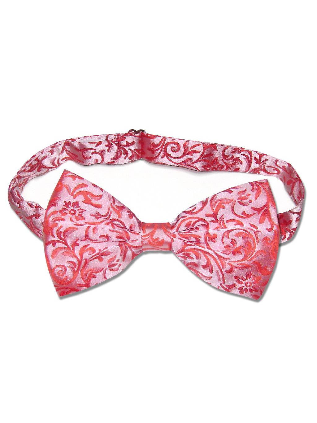 Antonio Ricci Men/'s BOWTie PINK Paisley Design Mens Bow Tie for Tuxedo or Suit