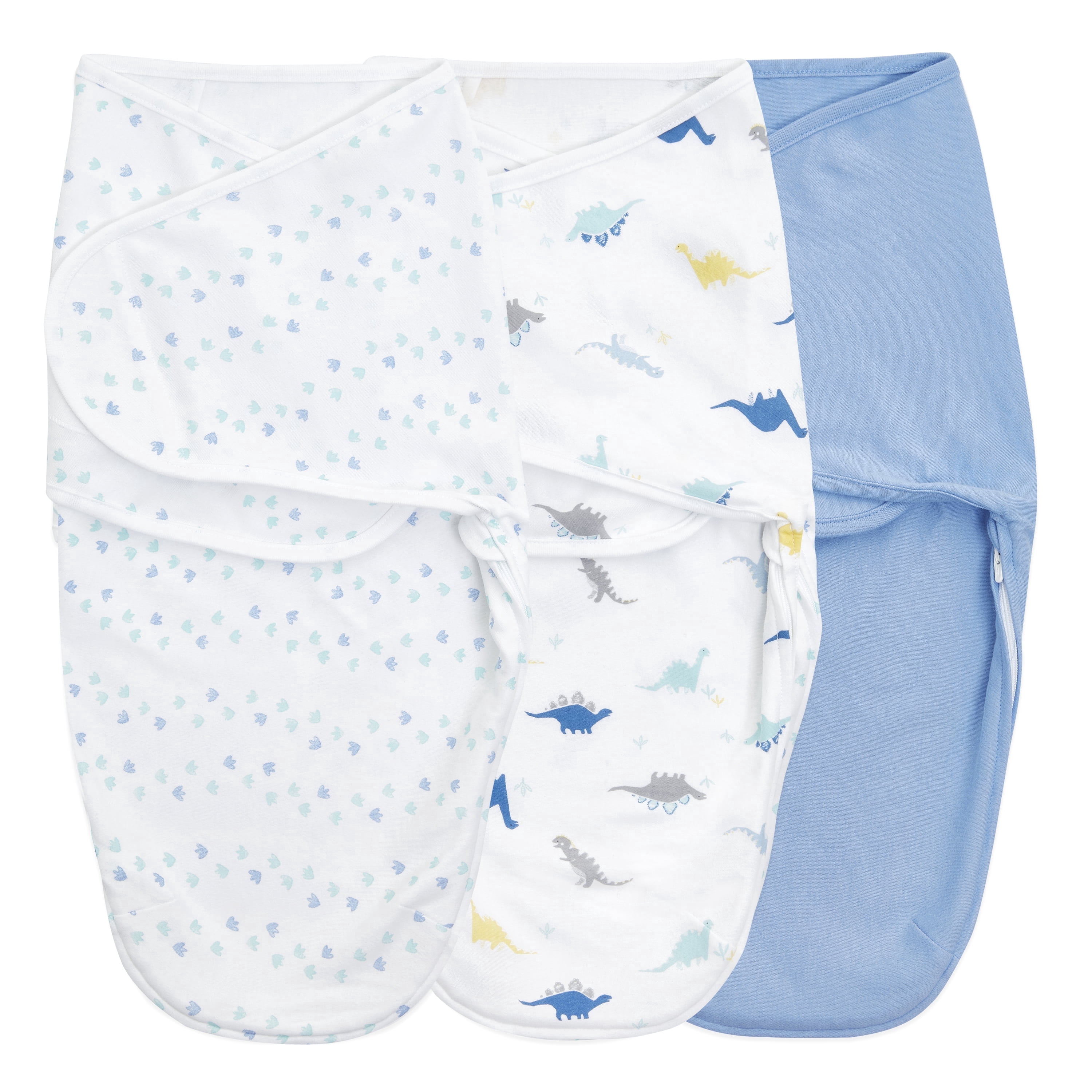 Aden + Anais Katoen Gebreide Baby Wrap 3-Pack - Winnie, Zachte Inbakerdoeken 0-3 Maanden