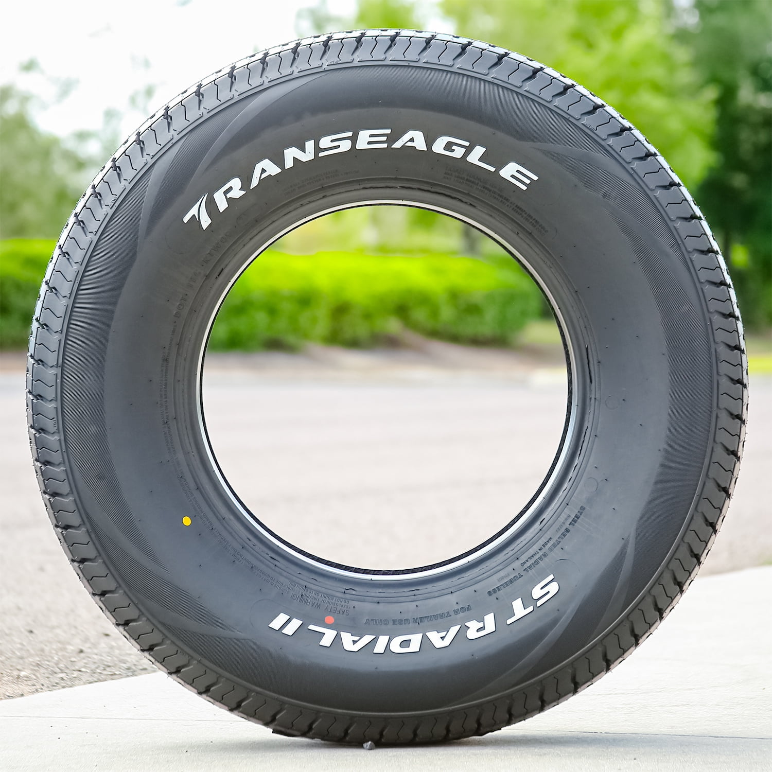 Transeagle ST Radial II ST 205/75R15 107/102N D 8 Ply rwl All-Season Steel Belted Trailer One Tire