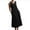 Black, variant on Aboser Women's Linen Dresses with Pockets for Beach Vacation Trendy Casual Sleeveless Tank Dress Light Weight Crewneck Long Dress Summer Loose Fitted Dresses Black XL
