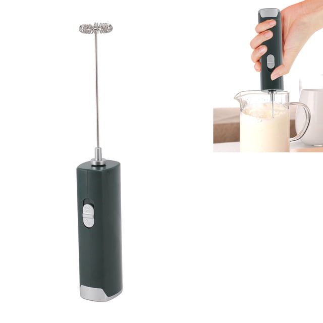 Powerful Handheld Electric Milk Frother, Quickly Whisk Milk, Coffee, and More, Compact Size for Easy Use, Low Noise Technology, Suitable for Milk Frother with Cordless Operation