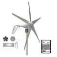 thumbnail image 1 of 400W AC12V/24V Colorful Wind Turbine Generator Small Windmill For Home Or Boat Use With 600W Wind Controller ,Easy to Install, 1 of 6