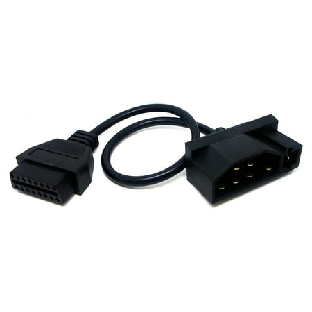 7 Pin Male OBD1 to OBD2 OBDII 16 Pin Diagnostic Adapter Cable for Ford EFI