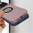 thumbnail image 5 of Compatible with iPhone 14 Pro Max Magnetic Case,Cute Metal Effect Phone Case Compatible with MagSafe for Women Girls Men Window Camera Protector Back Cover for iPhone 14 Pro Max 6.7'' Pink, 5 of 12