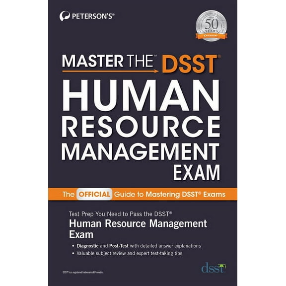 Master the Dsst Human Resource Management Exam, (Paperback)