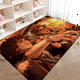 thumbnail image 2 of Alfombrilla de baño de estilo nórdico de Eddie Munson de Stranger Things, alfombrillas para el baño y el inodoro, alfombrilla de bienvenida para el dormitorio, 2 of 5