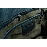 Jet Black Signature Leather Laptop Briefcase — Limited Edition 15