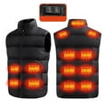 thumbnail image 1 of RXIRUCGD Plus Size Heated Coat For Men And Women 13 Heating Heated Jacket Winter Double Remote Control Heating Coat( Black, Size:M ), 1 of 9
