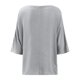 thumbnail image 5 of Gibobby Camiseta de manga corta con cuello en V Camiseta suelta informal con cuello en V para mujer, blusa manga corta con estampado(Gris,G), 5 of 5