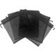 thumbnail image 3 of 100 bolsas de organza transparente premium, bolsas de regalo de boda Casewin negras con cordón, bolsas de regalo de joyería de 4x6 para fiestas, joyas, Navidad, festivales, jabones de baño, bolsas de, 3 of 8