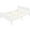 White, variant on Hommoo Wood Platform Bed Twin Bed Frame with Headboard/Footboard/Wood Slat Support, Oak