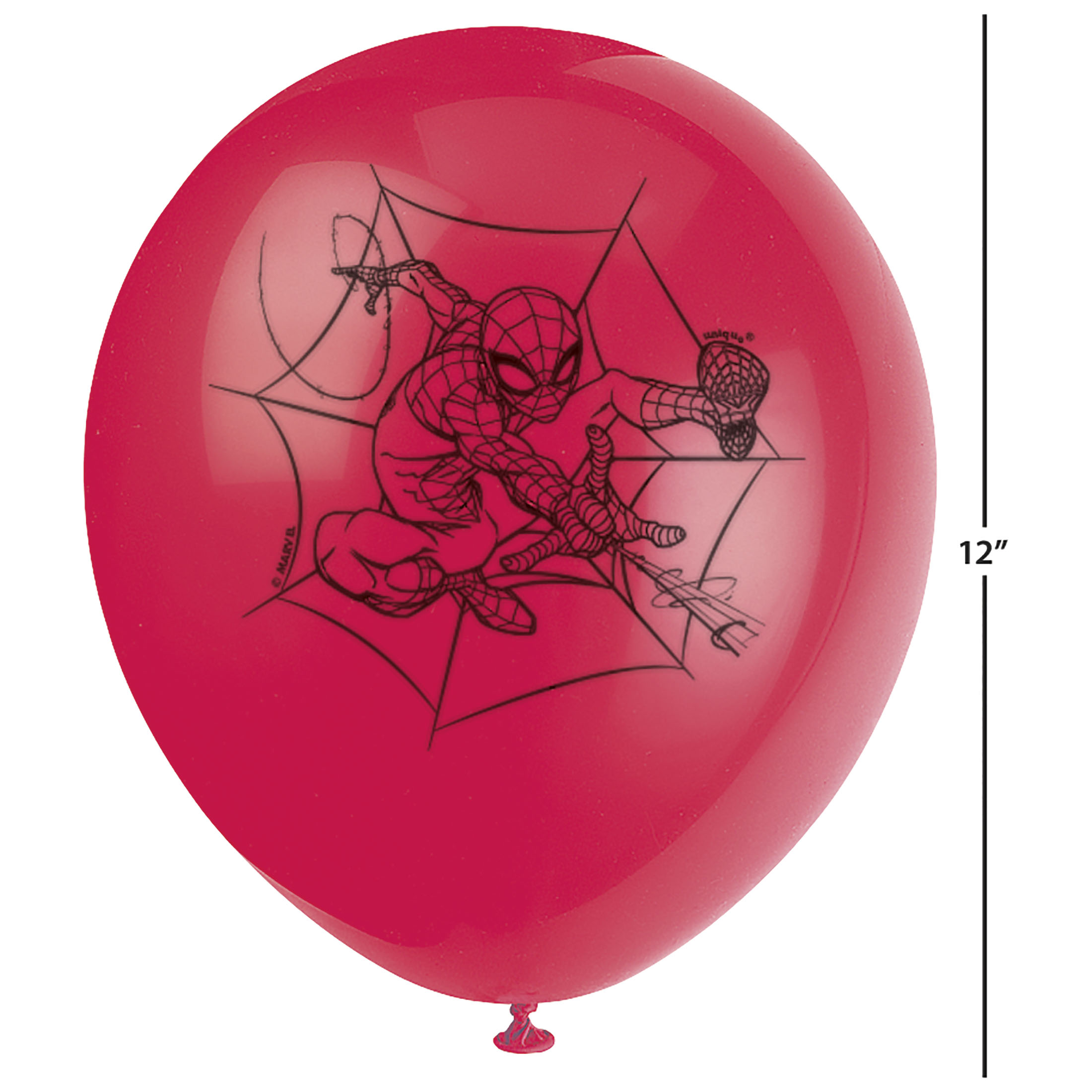 Amscan Spider-Man Latex Balloons, Multicolor, 12 in, 6 Count photo 5