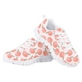 thumbnail image 4 of Pzuqiu Peach Tennis Shoes for Girls Size 2 Breathable Kids Running Sneakers Lightweight Athletic Walking Shoes Comfortable, 4 of 5