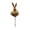A, variant on Eespoir Easter Vintage Metal Shaped Planter, Garden Stake Bunny Decor, Patina Finish Planter for Small Flowers, Yard Accents, Garden Decor