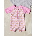 thumbnail image 5 of Leveret Kids Baby Boys Girls One Piece Rashguard UPF 50+ Rainbow Size 3-6 Months, 5 of 5