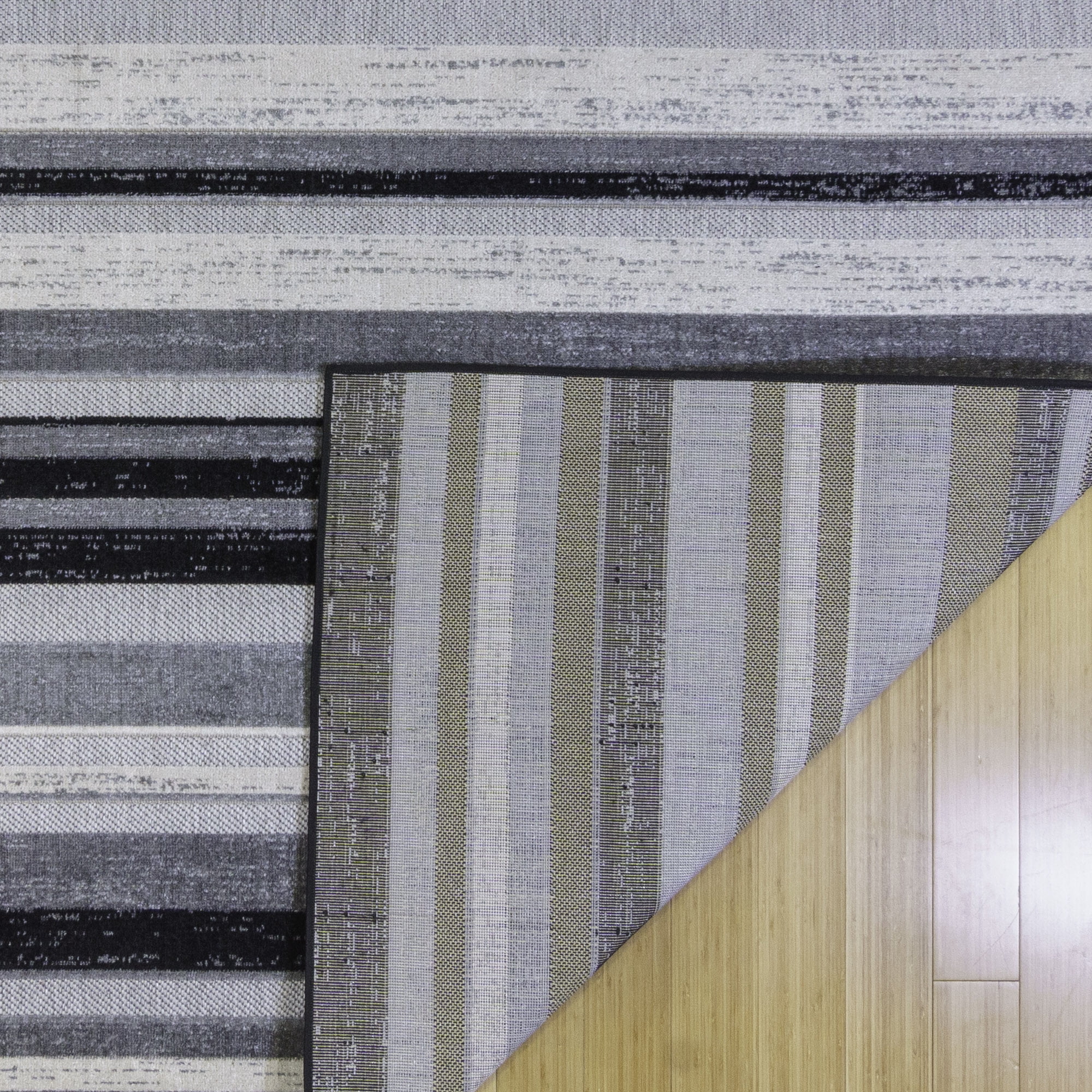 Kalari Koro Indoor/ Outdoor Polypropylene Gray Flat Weave Area Rug, 9x13
