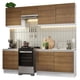 thumbnail image 1 of Cocina Integral Madesa 09 Glamy 240cm - Blanco/Marrón, 1 of 8