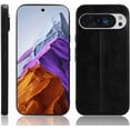 thumbnail image 3 of KOMI Phone Case for Google Pixel 9 Pro XL, Case for Google Pixel 9 Pro XL Cow-Like PU Leather Style Protector Cover, Non-Slip Shockproof Cover for Google Pixel 9 Pro XL Case Black, 3 of 5