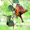 thumbnail image 2 of Leaf Design Hanging Bird Feeder Durable Material Stylish Decor For Feeding Wild Birds Outside, 2 of 5