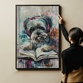 thumbnail image 6 of Lhasa Apso Decor Poster Unframe, Lhasa Apso Dog Canvas Wall Art, Dog Reading Book Canvas Print Painting Poster Wall Decor Dog Lovers Gifts, 6 of 6
