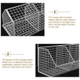 thumbnail image 3 of unbranded Canasta Organizadora Montada En Pared De Acero Para Guardar Y Vegetales, 3 of 7